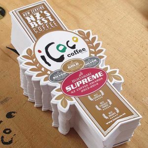coffee stickers, icoco stickers, shop stickers