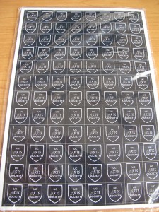 club stickers, auckland university stickers, sticker sheets, kiss cut stickers, sticker printing