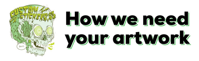 sticker printing artwork instructions