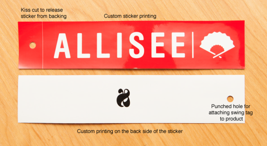 clothing hang tags, clothing swing tags, sticker hang tags, printing stickers auckland