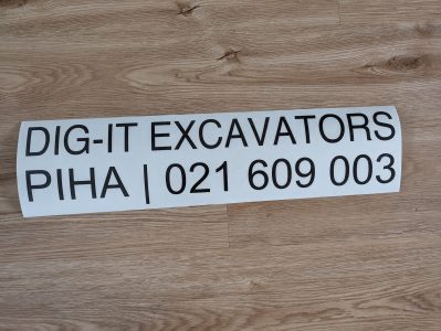 black decal web address stickers